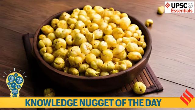 Why is Makhana cultivation and its geographical aspects important for the UPSC exam?