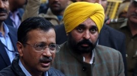 Delhi News Live Updates: AAP supremo Arvind Kejriwal with Punjab Chief Minister Bhagwant Mann, meeting in delhi