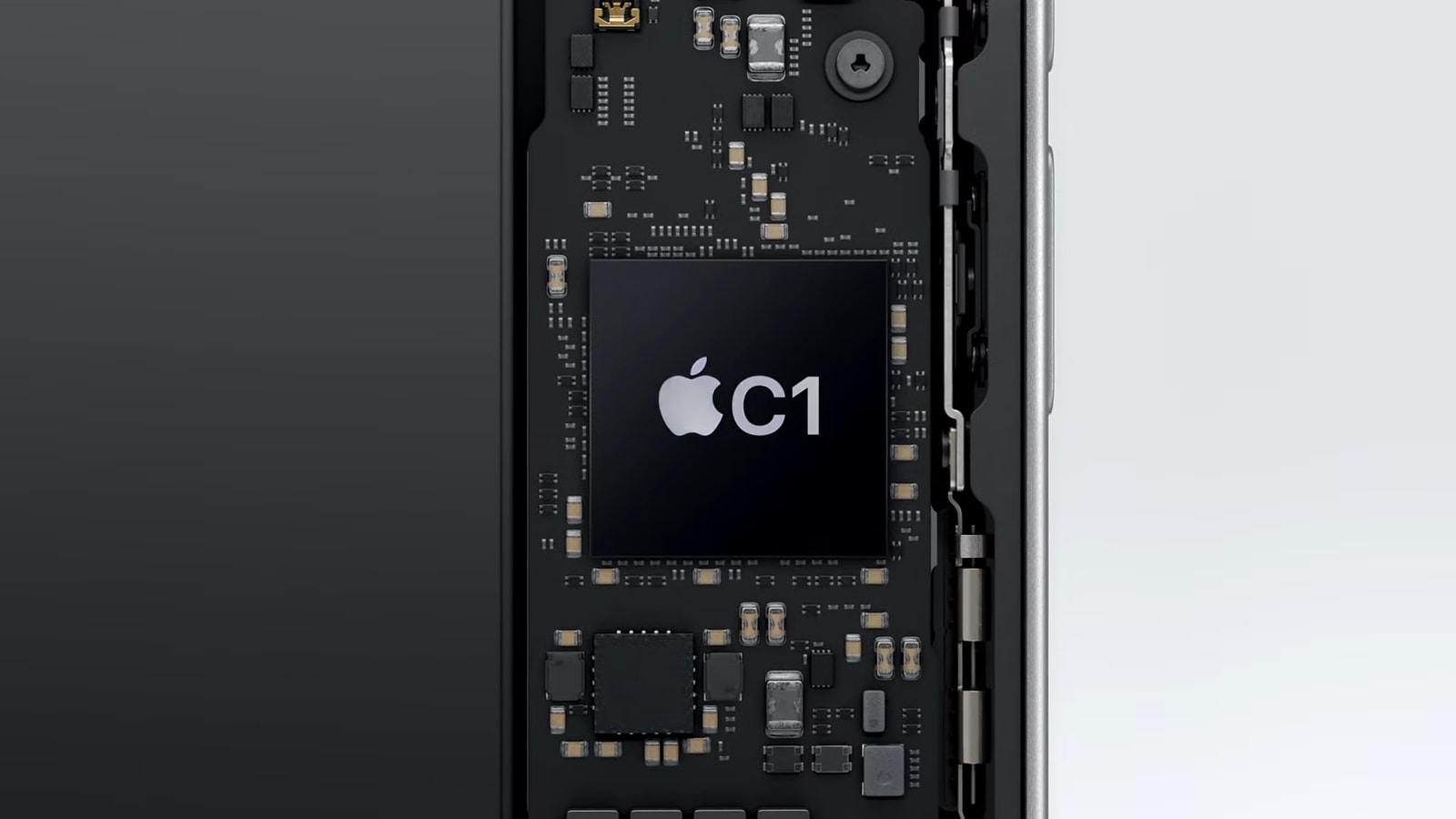 iPhone 16e powered by Apple C1.