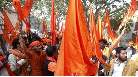 Munger’s Bajrang Dal convenor Saurabh S Sampanna told The Indian Express that the 'love jihad' tableau was meant to be a “social message”.