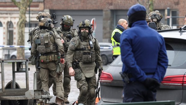 brussels belgian police firing