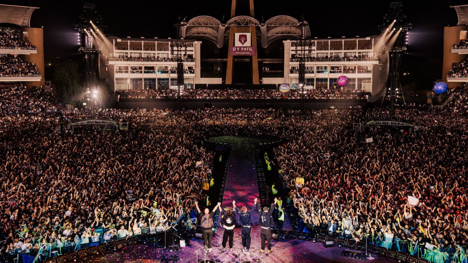 The FIR was filed in January this year about alleged black marketing for tickets to the Coldplay concert at D Y Patil Sports Stadium in Navi Mumbai. (Credit: X/@coldplay)