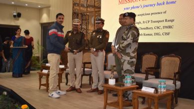 On Friday, the Delhi Police's Metro unit held an event to return recovered stolen phones to their rightful owners.