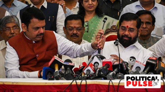 devendra fadnavis, eknath shinde, maharashtra news, political pulse, indian express