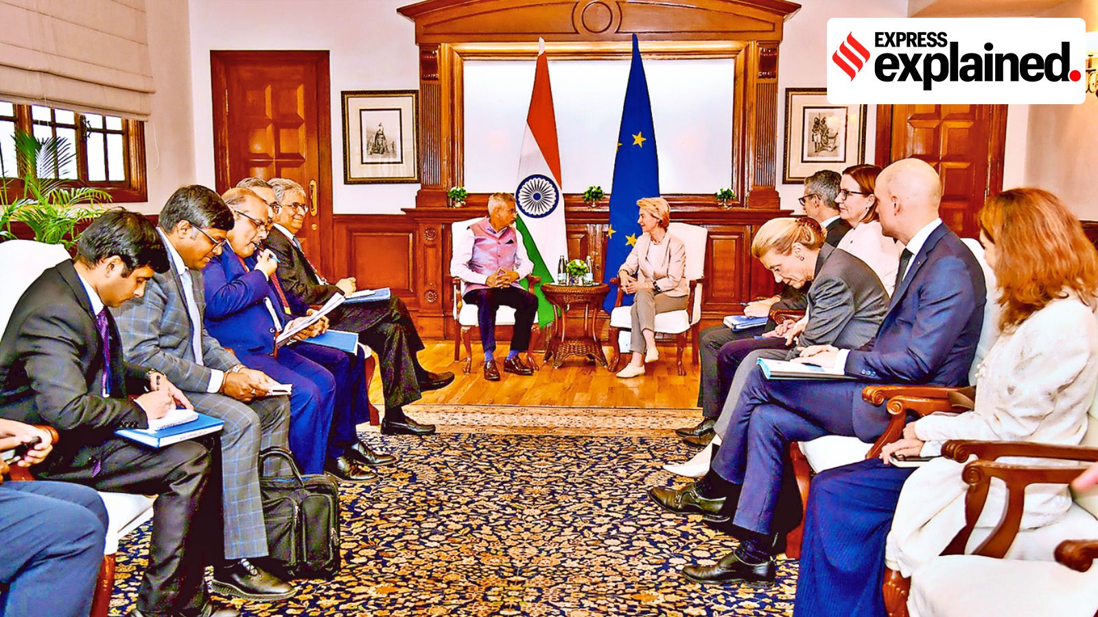 EU trade talks, India-Europe partnership, European Union trade talks, European Commission College of Commissioners, India EU summit, European Union (EU), carbon tax, eu carbon tax, Ursula von der Leyen, Indian express news, current affairs