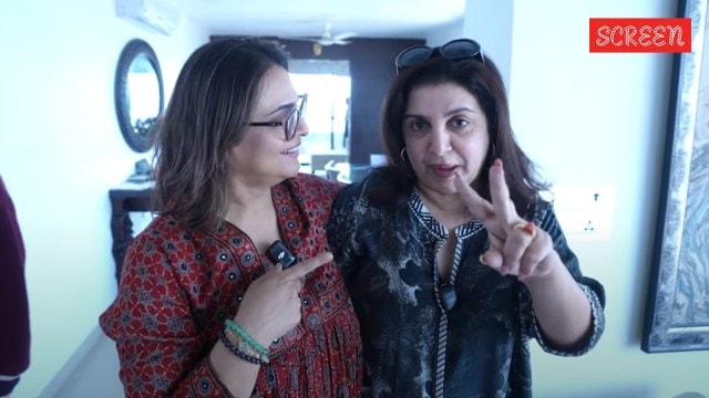 Shilpa Shirodkar and Farah Khan in her latest vlog