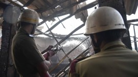 Kolkata slums fire