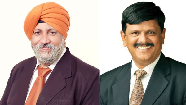 President CA Charanjot Singh Nanda and vice president CA Prasanna Kumar D