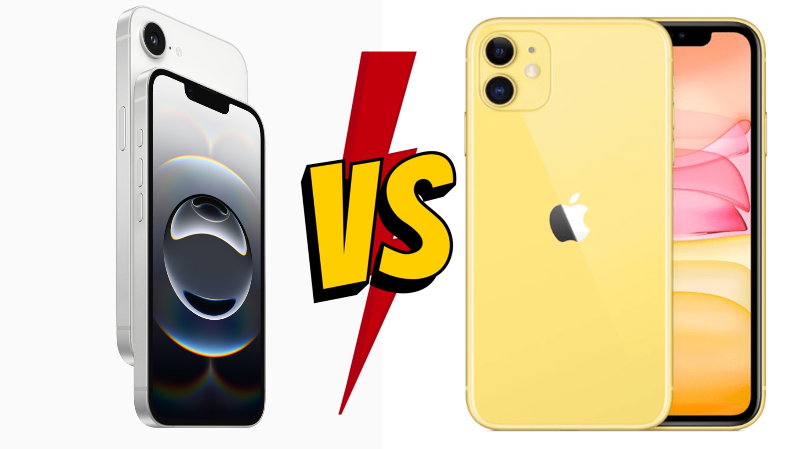 iPhone 16e vs iPhone 11.