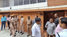 Thee bodies -- of two woman and a minor girl-- were found in a multi-storey apartment in Kolkata. (Express Photo/Partha Paul)