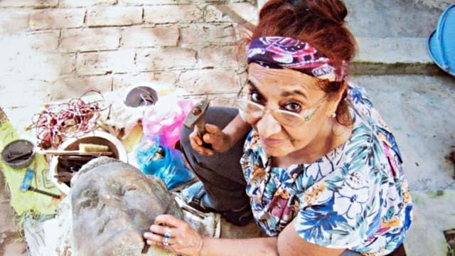 Latika Katt, a sculptor