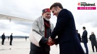 macron pme India France ties, India France relations, Narendra Modi, Emmanuel Macron, Narendra Modi in France, Narendra Modi, artificial intelligence, DeepSeek, OpenAI, Google, AI industry,jobs, focus on skilling, Indian express news, current affairs