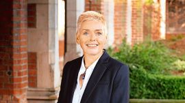 Margaret Topping, Margaret Topping interview, Queen’s University Belfast, United Kingdom, Gujarat International Finance-Tec, Ahmedabad news, Gujarat news, India news, Indian express, current affairs