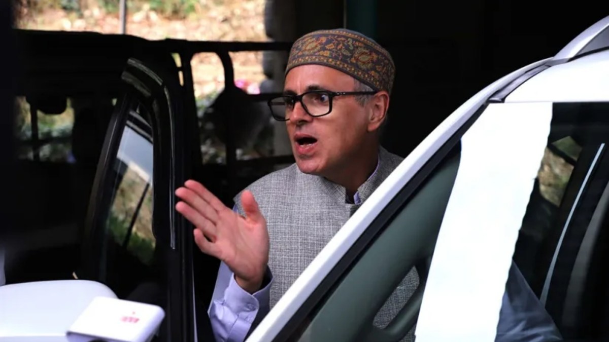 Omar Abdullah remark on Mirwaiz CRPF, Mirwaiz CRPF, Srinagar, Omar Abdullah, Sajad Lone, Peoples Conference, Indian express news, current affairs