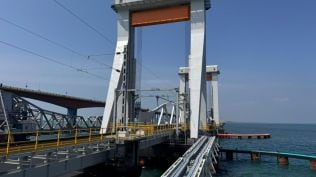 The Pamban Bridge, located in Tamil Nadu, connects Rameshwaram island with mainland parts of the country.