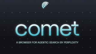 Perplexity Comet web browser.