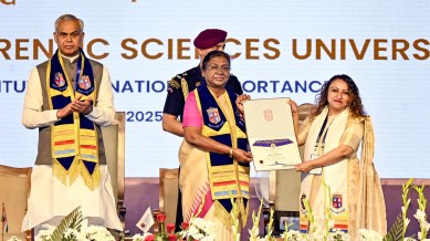 NFSU convocation ceremony President Droupadi Murmu