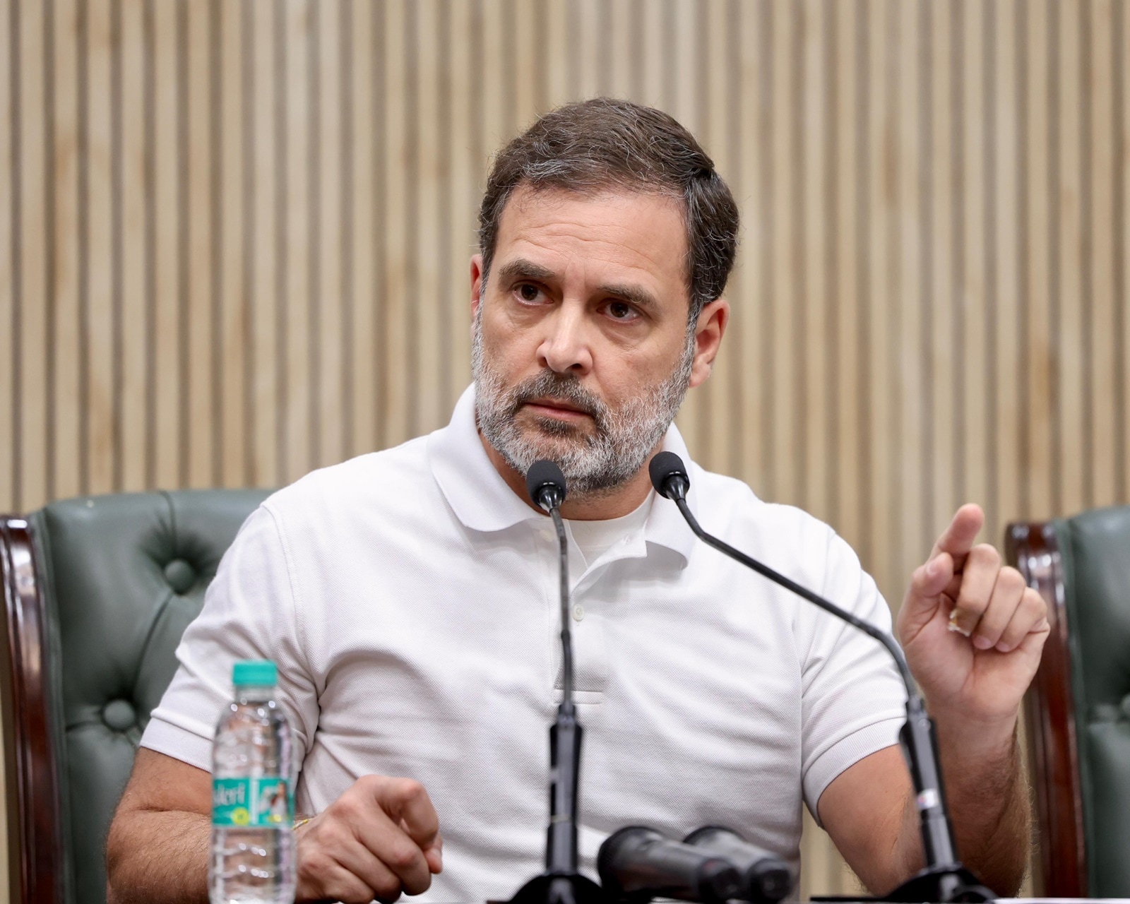 Rahul Gandhi, joint press conference, maharashtra poll results, indian express