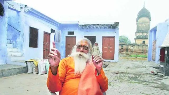 The caput  clergyman  of the Ram temple successful  Ayodhya