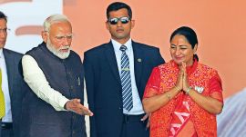 Rekha Gupta, Rekha Gupta swearing in, Delhi Cabinet, ayushman bharat, Delhi BJP, BJP, V K Saxena, Parvesh Sahib Singh, Ashish Sood, Manjinder Singh Sirsa, Kapil Mishra, Ravinder Indraj Singh, delhi news, India news, Indian express, current affairs