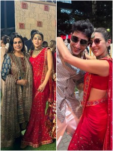 Sara Ali Khan attends friend’s wedding with mom Amrita, brother Ibrahim