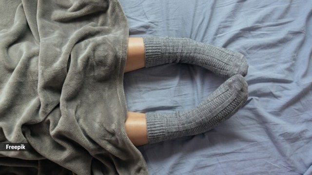 The type of consumer-grade cooling blankets you might see advertised use a blend of lightweight, breathable materials