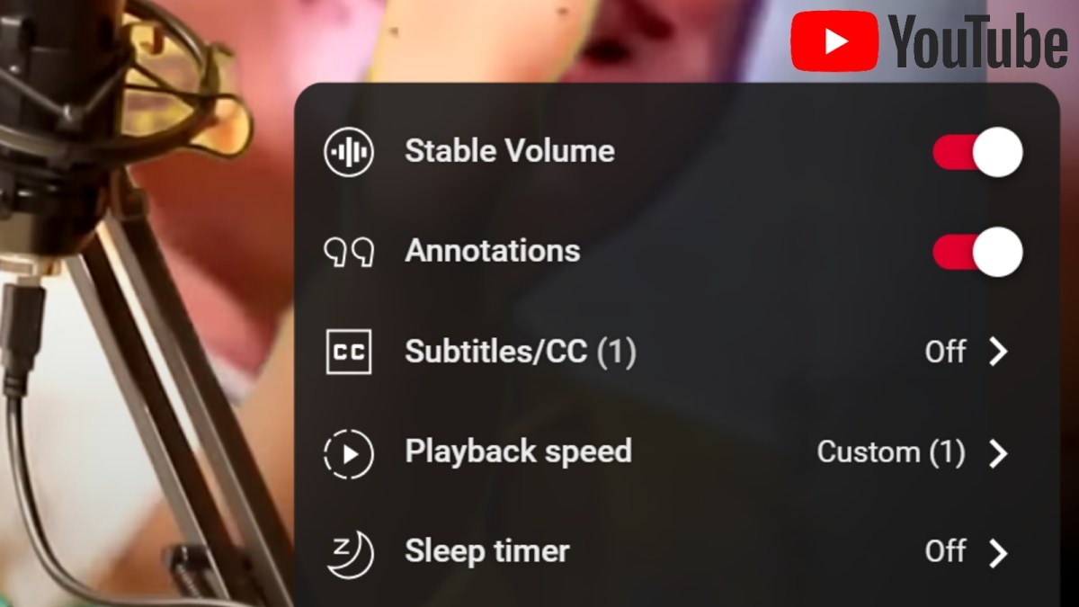 Stable Volume on YouTube.