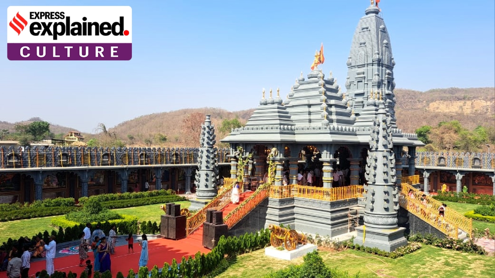 The temple is designed by architect Vishal Vijaykumar Patil. (Express Photo)