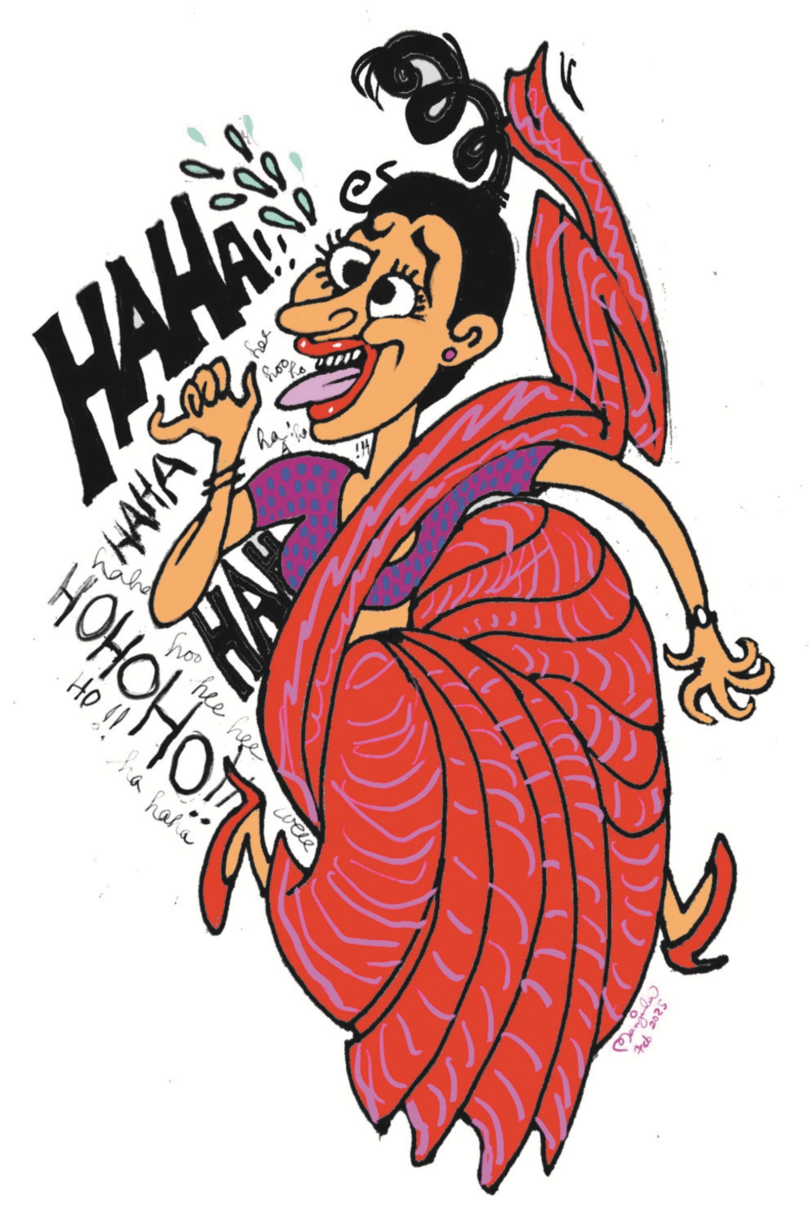 Manjula Padmanabhan writes: Extreme Laughter (Illustrations by Manjula Padmanabhan)