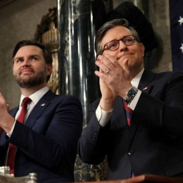 The speech, which lasted 99 minutes, marked President Trump’s first address to Congress during his second term. (Reuters Photo)
