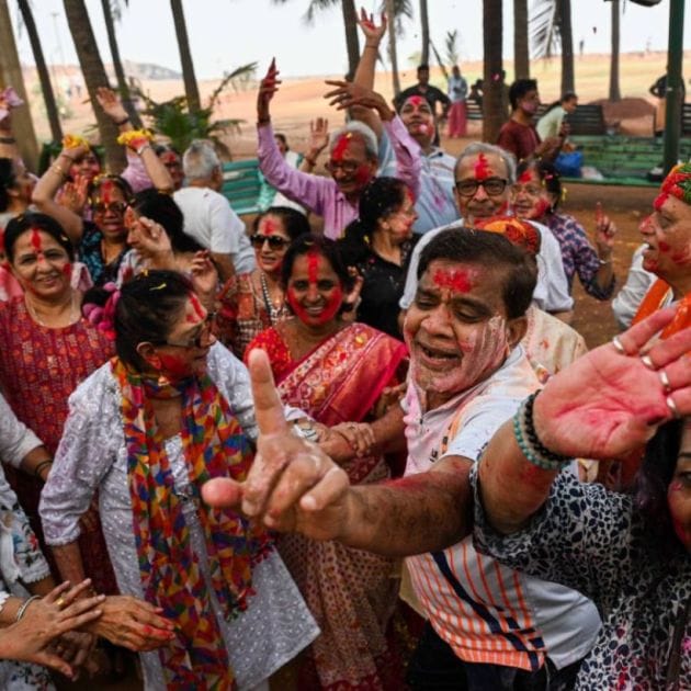 The festival's signature custom of throwing vibrant powders at one another brought together people from all walks of life, breaking down social barriers and creating bonds of friendship.