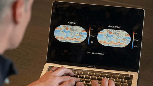 Aardvark can also predict weather for a particular location.