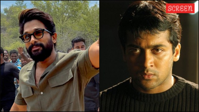 Allu Arjun and Ghajini Surya