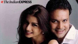 Bhagyashree with her husband Himalaya