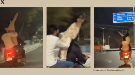 The incident occurred on Bhopal’s VIP Road