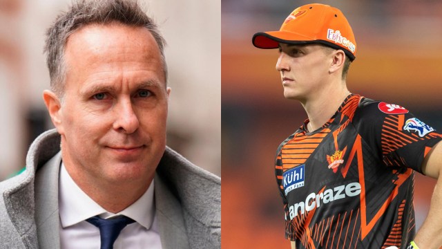 L-R: Former England captain Michael Vaughan slams Harry Brook his decision to skip IPL 2025. (Reuters/Sportzpics)