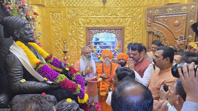 First-ever temple for Shivaji opens, Fadnavis says pilgrimage status soon