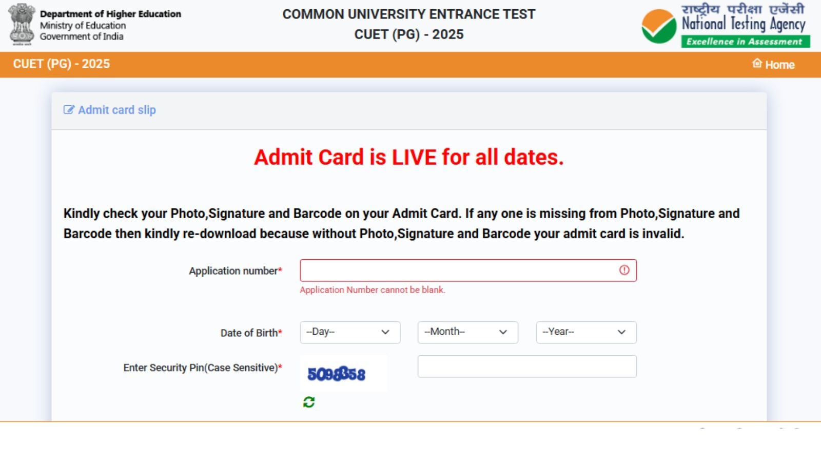 CUET PG admit card 2025 out for all exam dates at cuetpg ntaonline in CUET PG admit card 2025 out for all exam dates at cuetpg ntaonline in