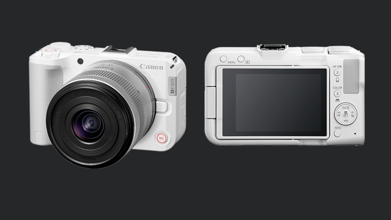 Canon EOS R50V has a dedicated livestreaming button.