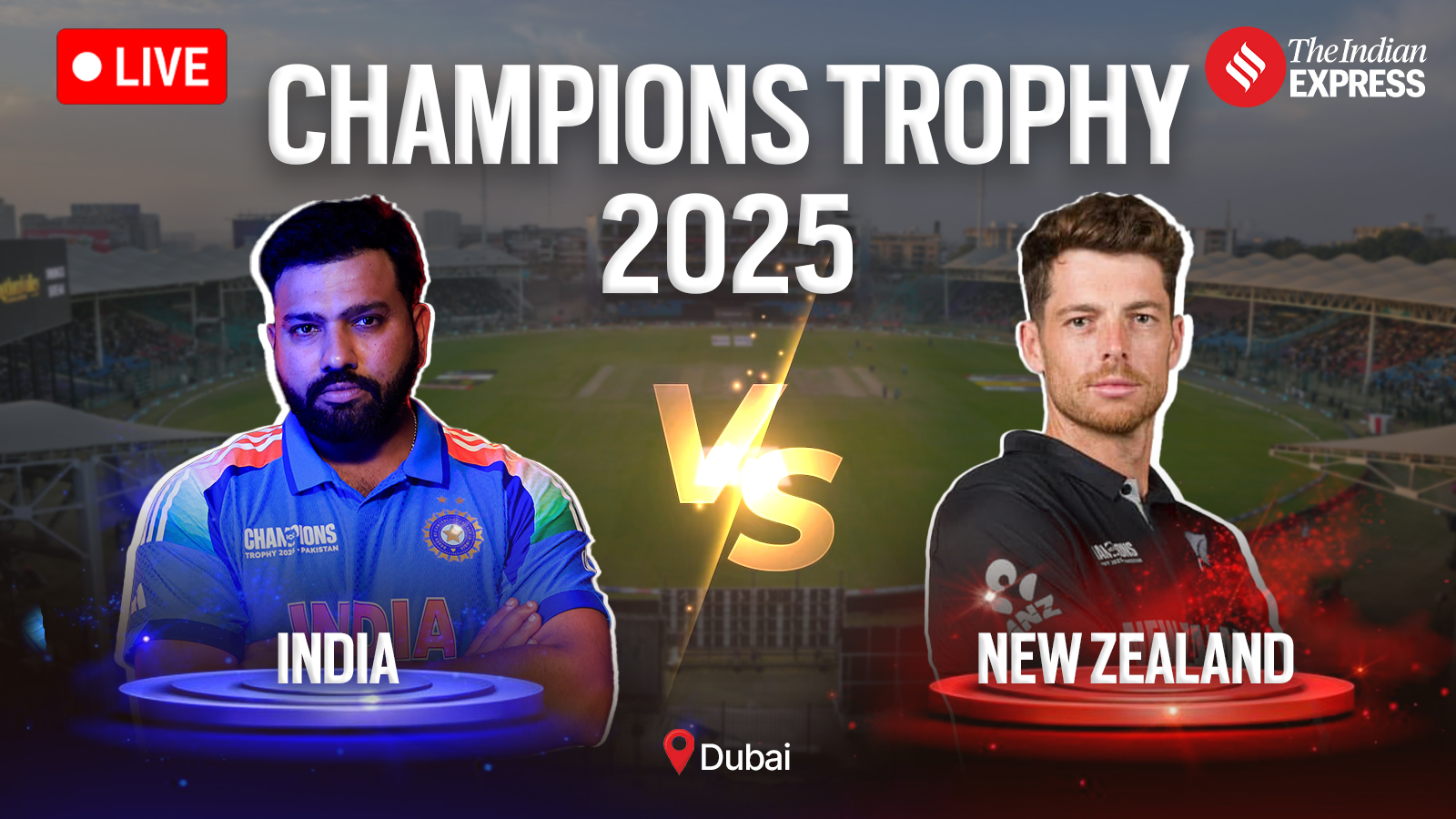 India vs New Zealand LIVE Cricket Score, Champions Trophy Final 2025: IND take on NZ in grand finale at dubai