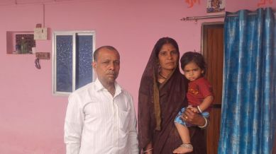 Neera and her husband Shobhram Chandaravanshi