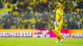 DHONI VS RCB sportzpics MS Dhoni of Chennai Super Kings walking in to bat in the Indian Premier League (IPL 2025) match against Royal Challengers Bengaluru at the MA Chidambaram Stadium. (Sportzpics for IPL)