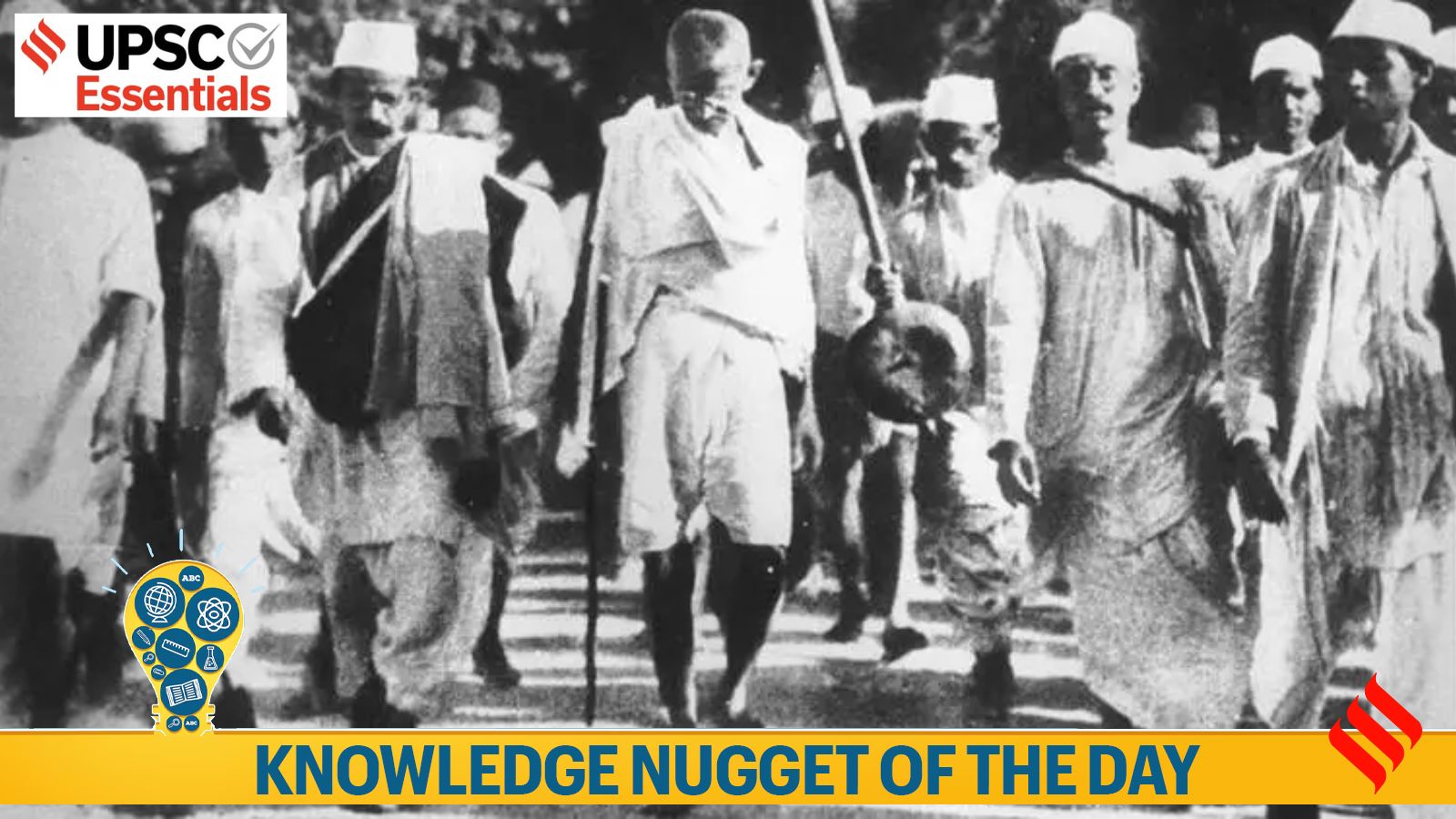 upsc, dandi march, civil disobedience movement, gandhi