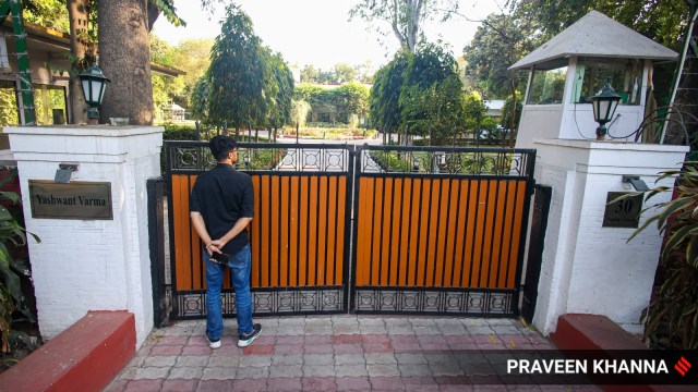 The house of Justice Yashwant Varma