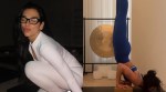 Dua Lipa has been focusing on stretching and brick yoga to keep her body in peak condition