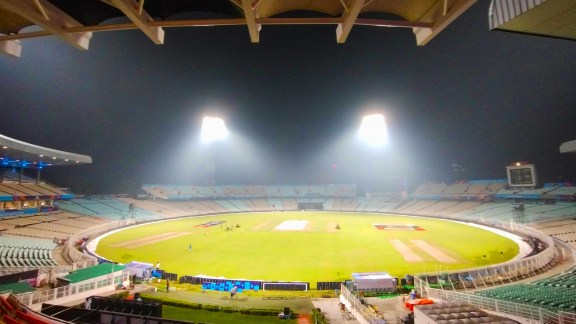 File image of the Eden Gardens in Kolkata where KKR play their home games. (Express photo by Partha Paul)