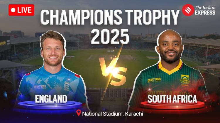 SA vs ENG Champions Trophy Live Score: South Africa take on England in Karachi.