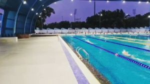The Swimming High Performance Centre at the Kalinga Stadium has been functional since 2019.