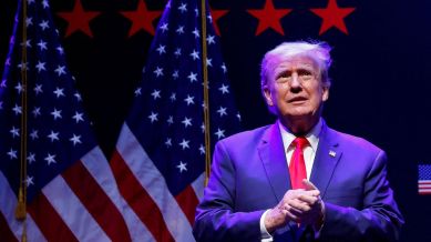 The American 10-year bond yield eased by 11 basis points Monday as demand for safe-haven assets increased after Trump declined to rule out a recession as a result of his tariff policies.