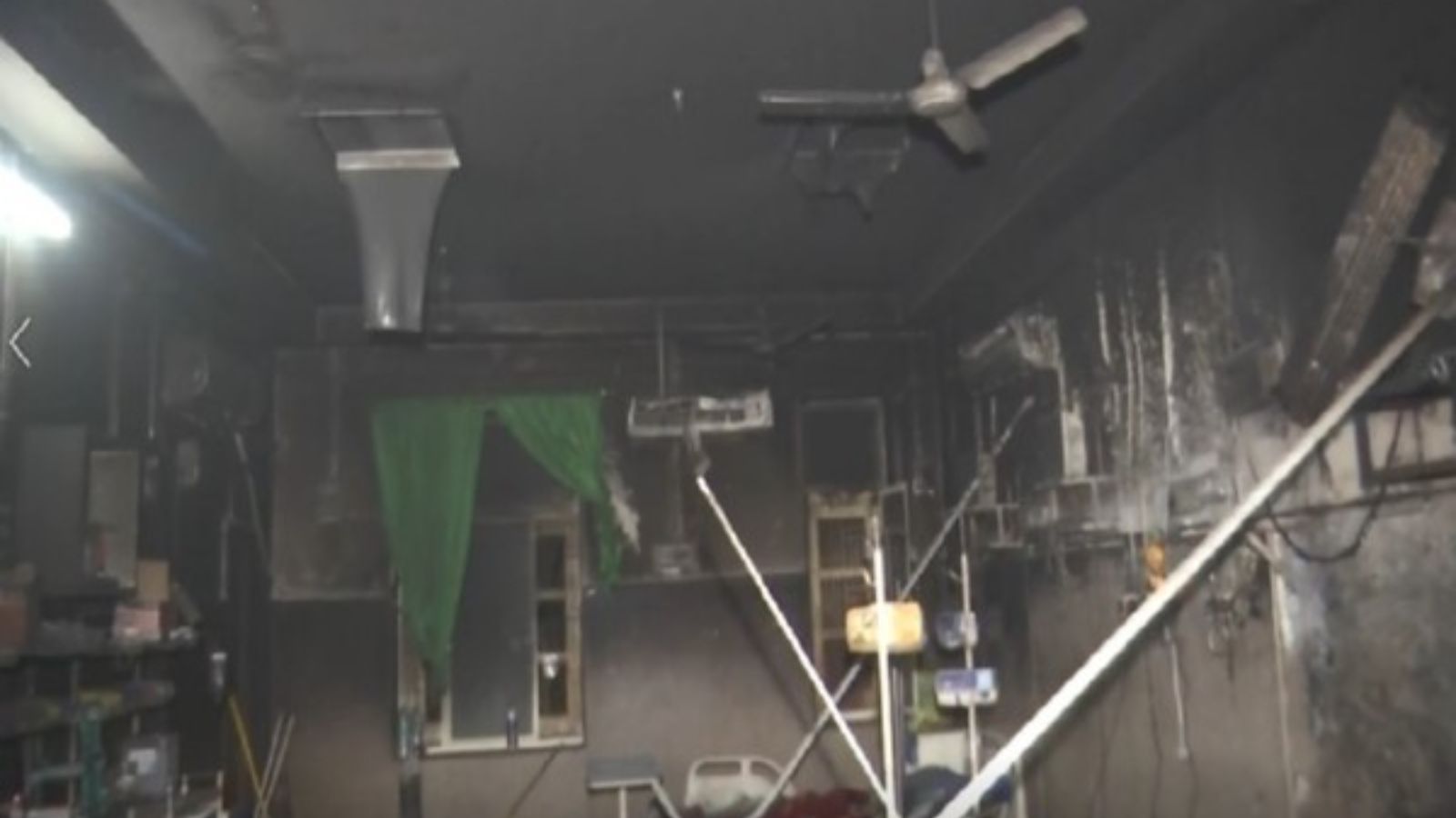 The blaze erupted at around 1 am in an air-conditioner of the Intensive Care Unit (ICU) of the gynaecology department of the Kamla Raja Hospital,